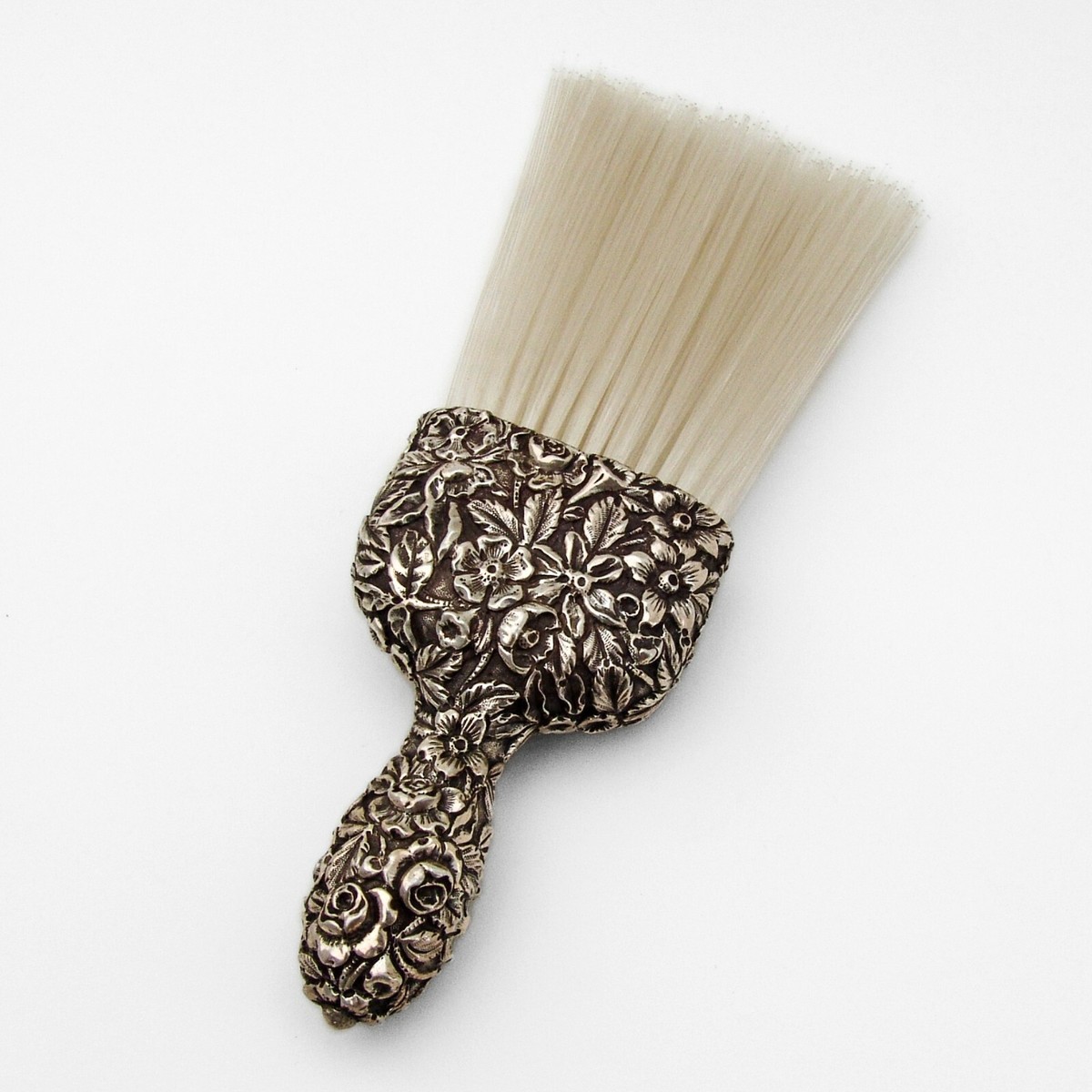 Repousse Clothes Brush Sterling Silver Handle | eBay display picture 3