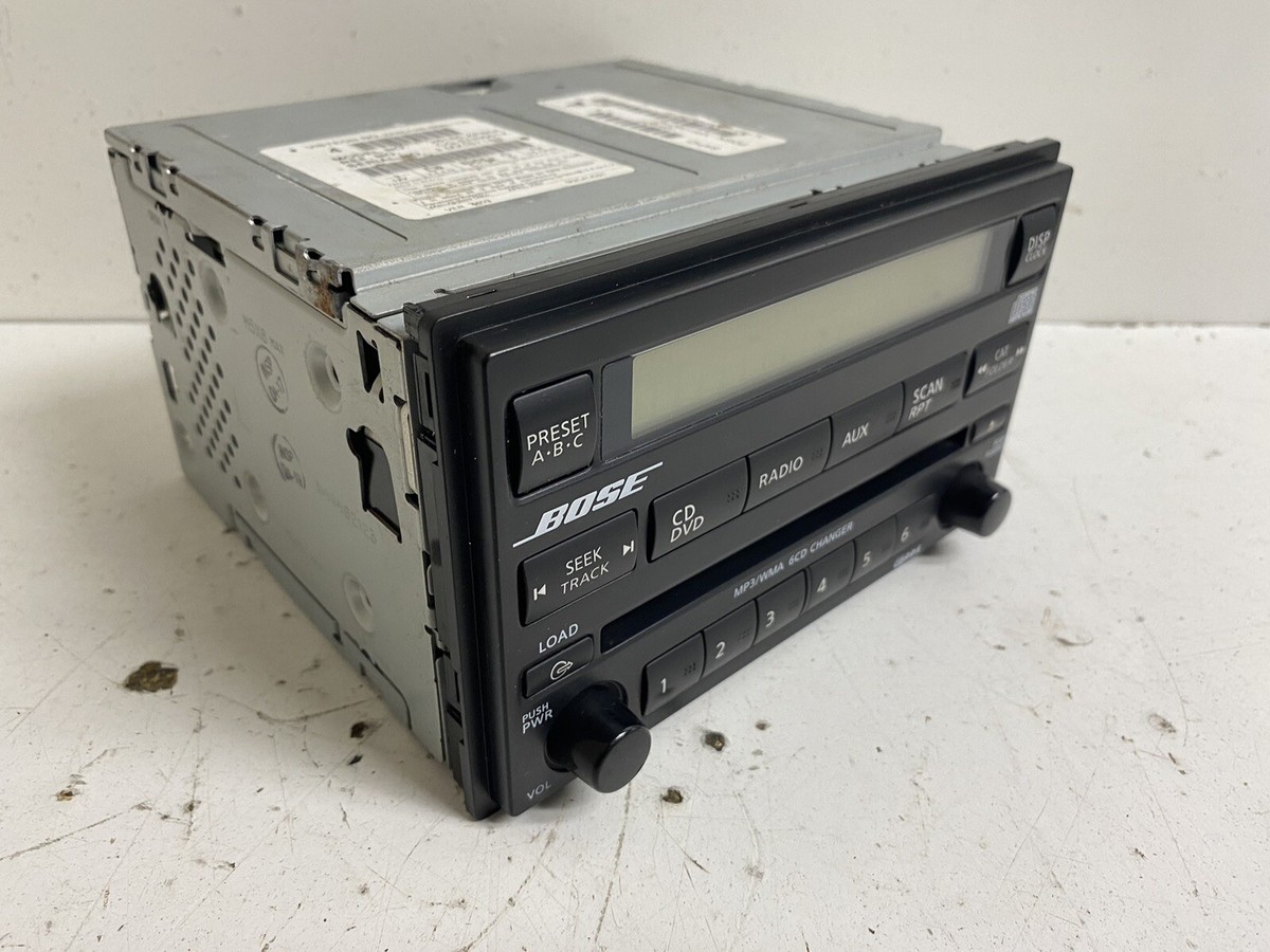2006-2007 Nissan Pathfinder Bose 6 Disc CD Changer Radio 2006-2007 Nissan Pathfinder Bose 6 Disc CD Changer Radio