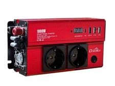 INVERTER DA 12V A 220V 1000W CON USB PRESA TRASFORMATORE PER CAMPER AUTO