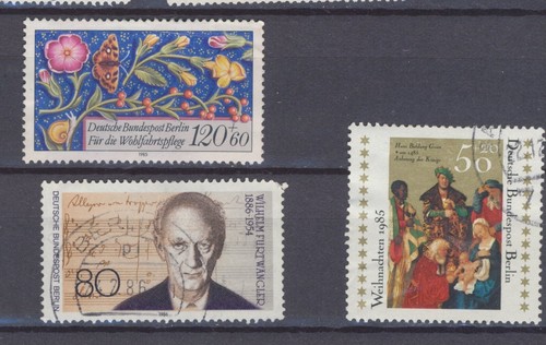 Germany (West Berlin) Stamps: 1982/85; Pictorials: SGB639/45.....701,704/10,712 - Picture 14 of 15