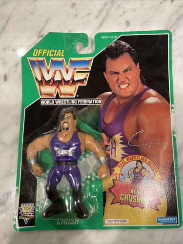 WWF CRUSH HASBRO SERIES 11 Evil Crush Green Card G...