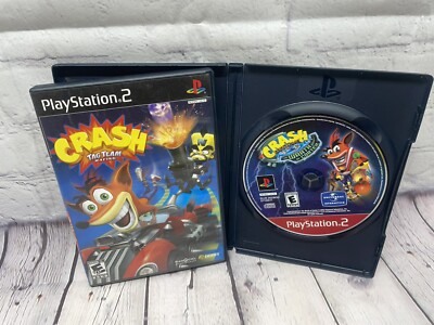 PS2 - Crash Tag Team Racing - No Manual & Wrath Of Cortex CIB