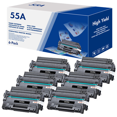CE255A 55A Toner Cartridge New Compatible With HP LaserJet P3015 P3015d Printer