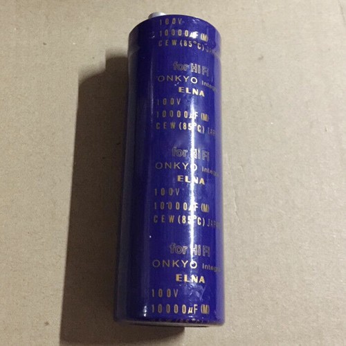 2 Pz/lotto originale NUOVO ELNA PER AUDIO 80V10000UF 35X50 2 Pz/lotto originale NUOVO ELNA PER AUDIO 80V10000UF 35X50