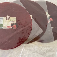 Dried Pomegranate Fruit Paste Sheet, Iraqi Fruit Leather Snack (3 Pack) Zale