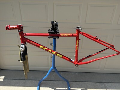 KHS mtbフレーム KHS DESCENT FRAME 15” ROCK SHOX MAG 21 RACE FACE NUKE PROOF | eBay