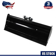 1000mm Plain Bucket Attachment New For Mini Excavator 1ton-1.5ton With Pins