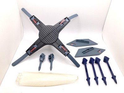 Gi Joe Skystorm Lot Rotor Canopy Missile Wing Gun Part Action Vintage 1988