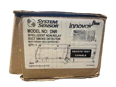 NEW System Sensor Innovair Flex DNR Intelligent Non Relay Duct Smoke Detector