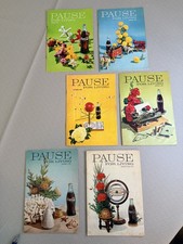 Vintage Coca-Cola PAUSE FOR LIVING Magazine 6 Issues 1968-1970 MCM Design Crafts