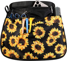 Barber Apron with 5 Pockets, Waterproof and Bleach-Proof Hair Stylist Apron for