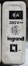 Legrand Fusible en Porcelaine 6A Broches Ø 6 mm "Neuf"