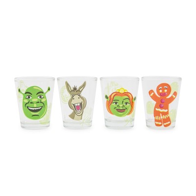Shrek Charaktere 2-Unzen Mini Schnapsgläser | Set Mit 4