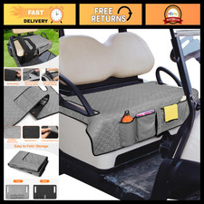 Golf Cart Seat Covers with 4 Pockets, Nonskid Bottom, Waterproof Protection