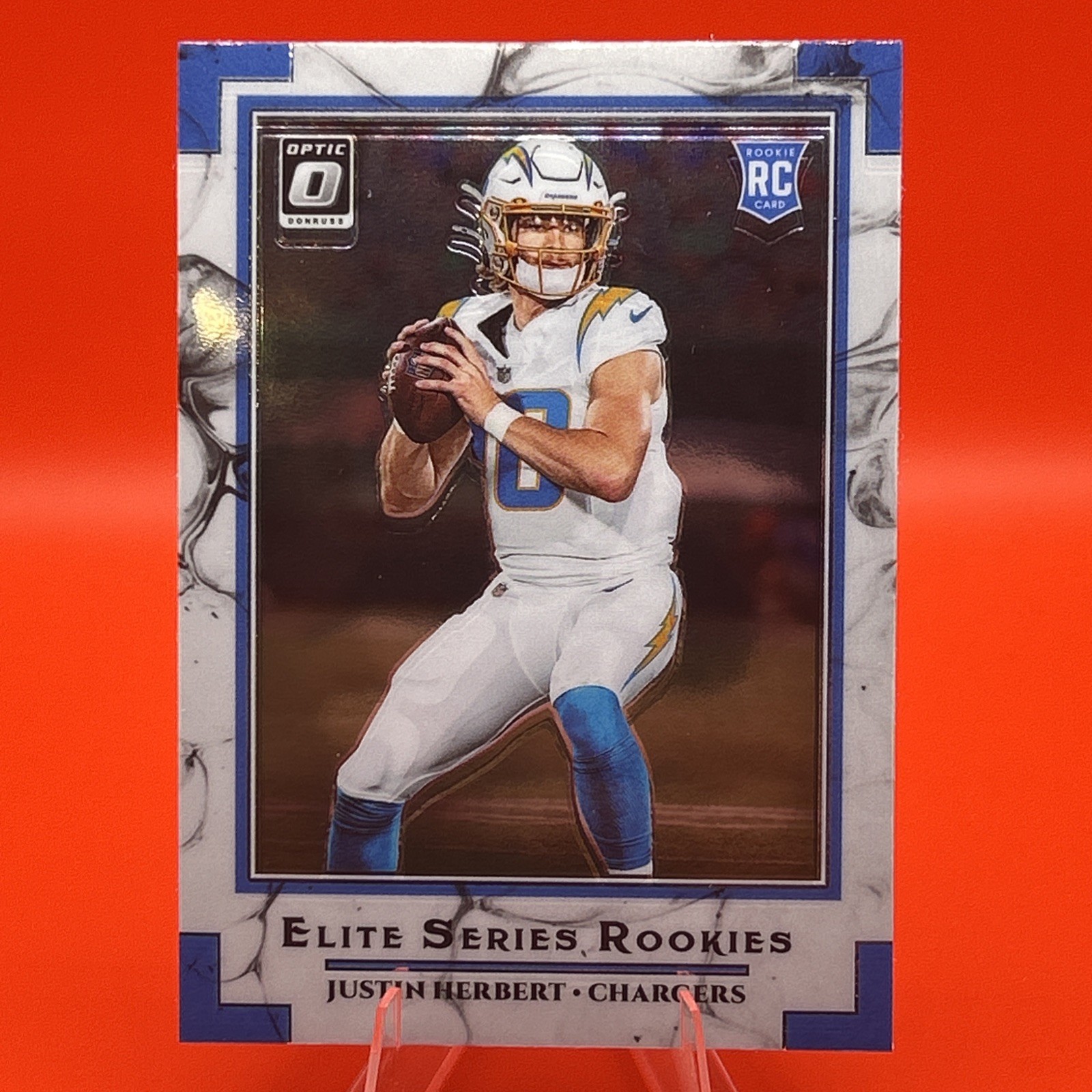 2020 Donruss Optic Football Justin Herbert Elite Series Rookies Base ESR-JH