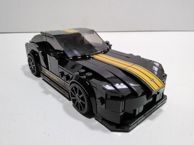 Custom Black Toyota GR Supra - This is a modified LEGO 76901 Speed