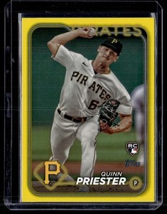2024 Topps #93 Quinn Priester Yellow
