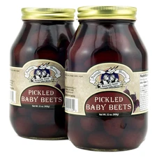 Amish Wedding Pickled Baby Beets 32Oz (Pack of 2)