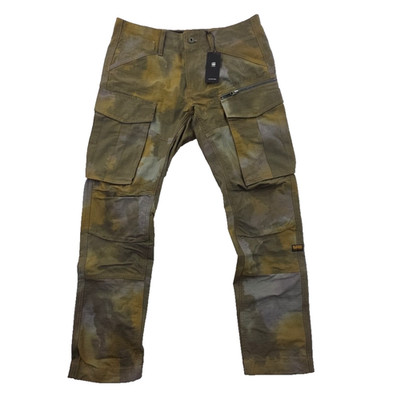G-Star RAW Tobacco Blurry Camo Rovic Zip 3D Mens 32x30 Ripstop Pants Tapered