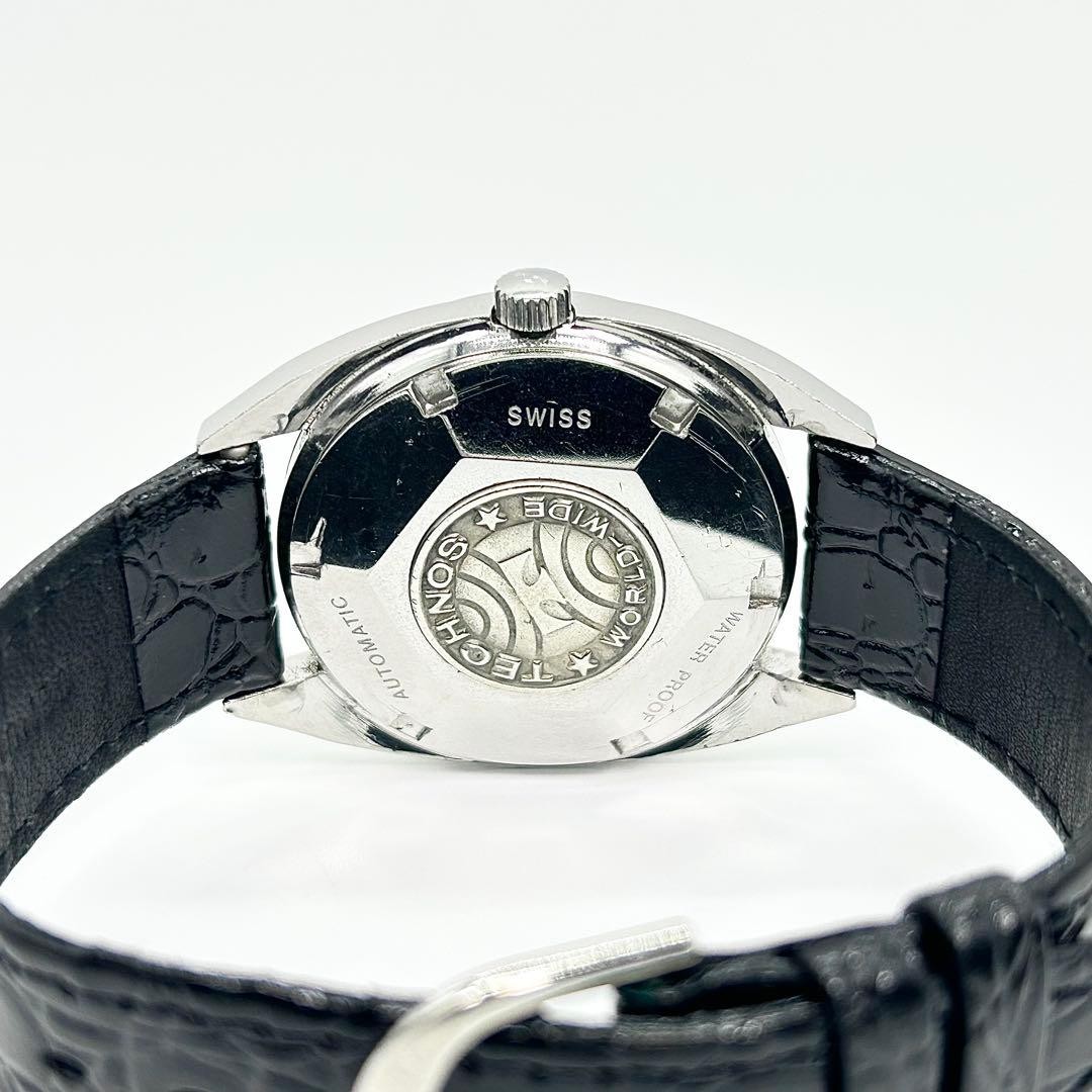 Technos Sky Light Automatic Watch Black Silver Un… - image 8