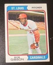 1974 Topps - Bob Gibson #350 FR/GD Corner Ding And Wrinkle See Photos