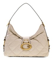 Guess Camden Shoulder Bag Schultertasche Tasche Bone Beige Neu