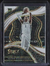 2023 Panini Select White Sparkle Courtside #288 Victor Wembanyama RC Rookie 