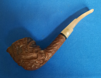 Barling s Make Ye Olde Wood Fossil Estate Briar Pipe (England, 1960s)