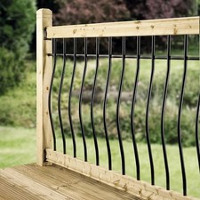 Tuscany Decking Balustrade Kit 1800mm Deck and Garden Outdoor Railing