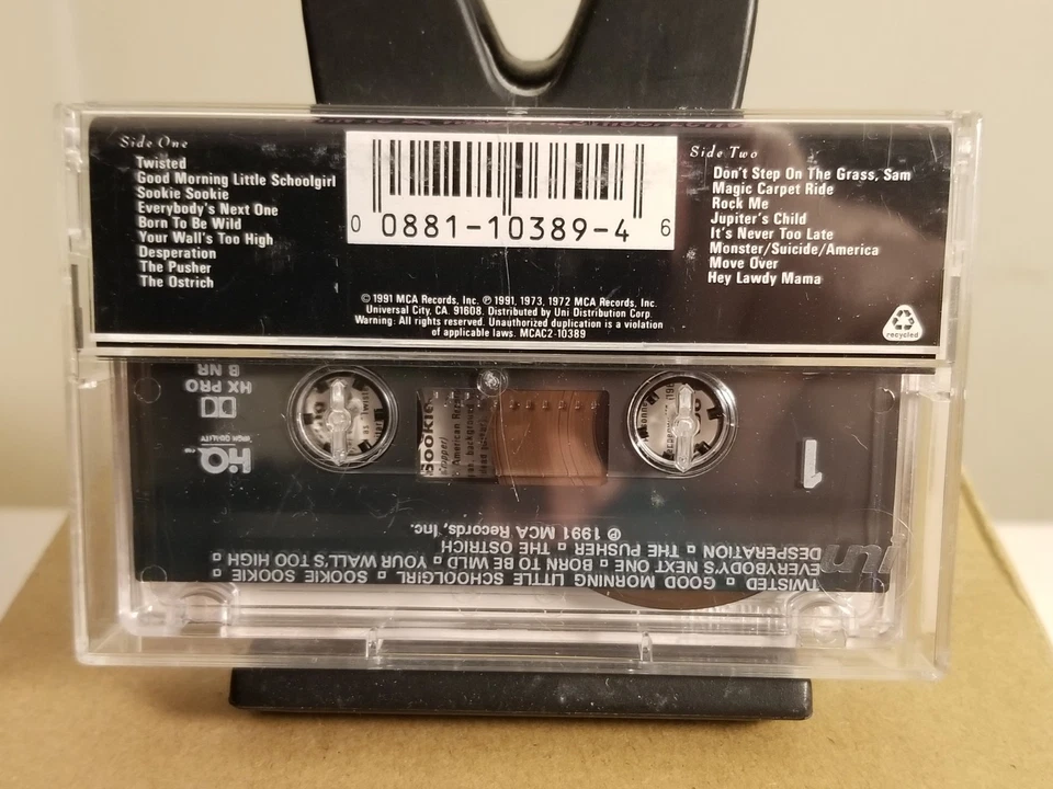 STEPPENWOLF Born to Be Wild: A Retrospective (Cassett Tape 1) 📼, MCA MINT COND✔ Foto 2 de 4