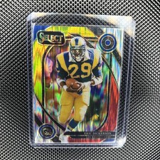 2024 Panini Select - Club Level Eric Dickerson #255 Red & Yellow Shock Prizm