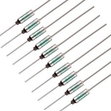 SF129E SEFUSE 10A 250V Thermal Fuses 133 Degrees Celsius Thermal Cutoffs Pack...