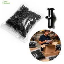 130Pcs For S2000 Bumper Clip 10mm Hood Fender Push Rivets Retainer Fasteners