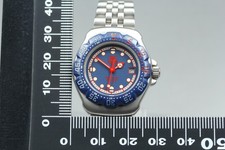 Vintage Near MINT TAG HEUER Formula 1 Professional 370.508 Blue Qz Unisex Watch 4