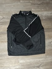Nike Black Windbreaker Jacket Size Medium