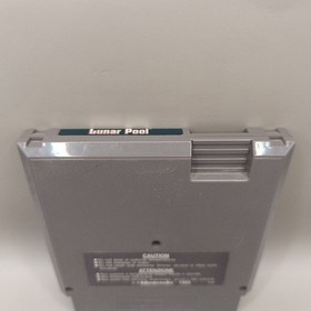 Lunar Pool Nintendo Entertainment System Game NES