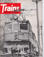 TRAINS MAGAZINE - FEBRUARY 1965