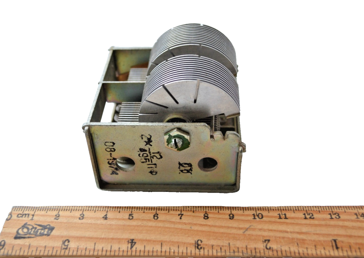 3 Section Air Variable Capacitor 12-495 pF USSR Lot 1 pcs