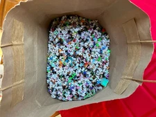 Filament 3D printing PLA Poop Scraps From Bambu Printer. Approx. 3-4 Lbs.