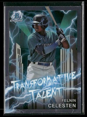2023 Bowman Draft Transformative Talent #TT-1 Felnin Celesten Seattle Mariners