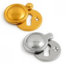 Keyhole Cover Escutcheon Open or Covered Hardware Key Hole Cover Victorian