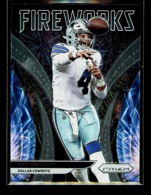 2021 Panini Prizm #F-17 Dak Prescott Fireworks