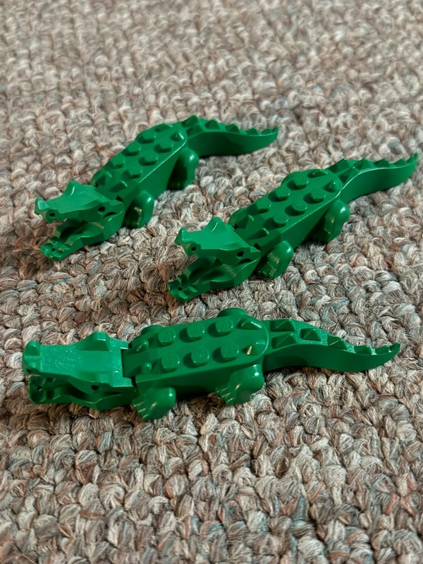 Lego Alligator 90's Vintage Lot of 3