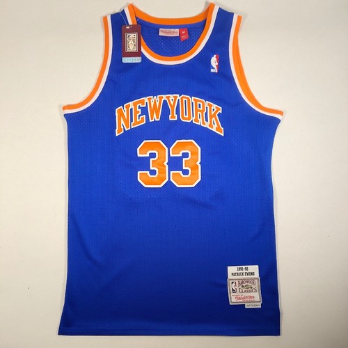 Patrick Ewing #33 Jersey, Embroidered,Blue