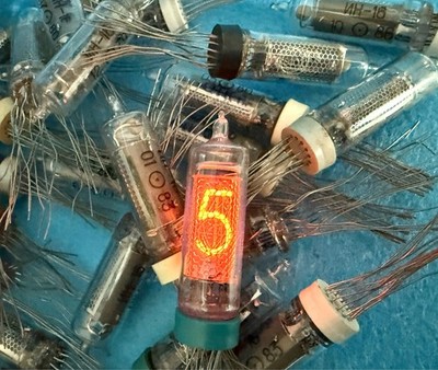 28x IN-16 IN16 ИН-16 ИН16 NIXIE TUBES NOS TESTED 100% WORKING