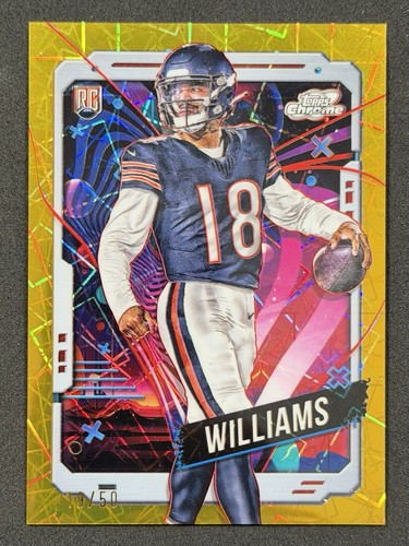 2024 Topps Cosmic Chrome - Rookies Caleb Williams #118 Gold Refractor /50 (RC)