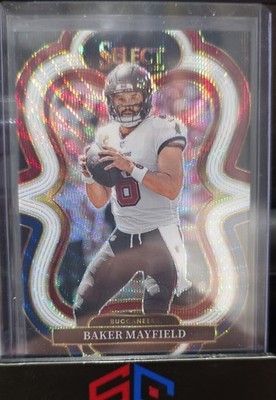 2025 Panini Select - Suite Level Baker Mayfield #337 Tri-Color Prizm /199