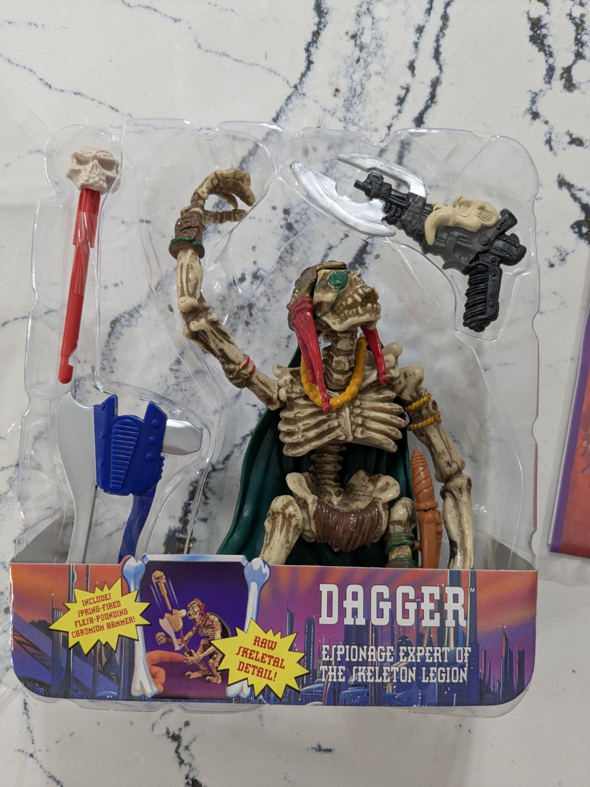 Vintage Skeleton Warriors Dagger Playmates 1994 New Mint *READ*
