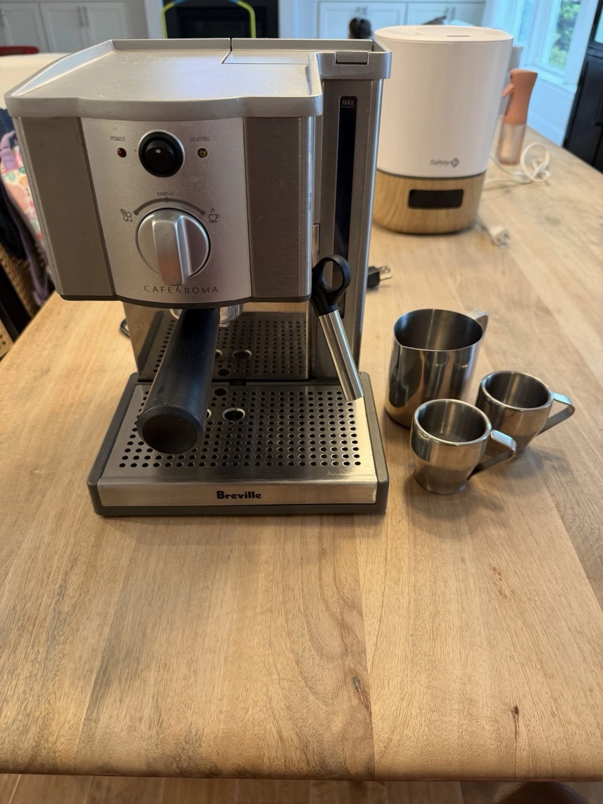 Breville The Café Roma Espresso Machine - Brushed Stainless Steel