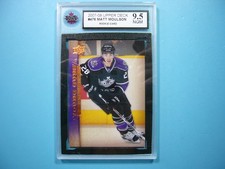 2007/08 UPPER DECK YOUNG GUNS NHL HOCKEY CARD 476 MATT MOULSON ROOKIE KSA 9.5 UD